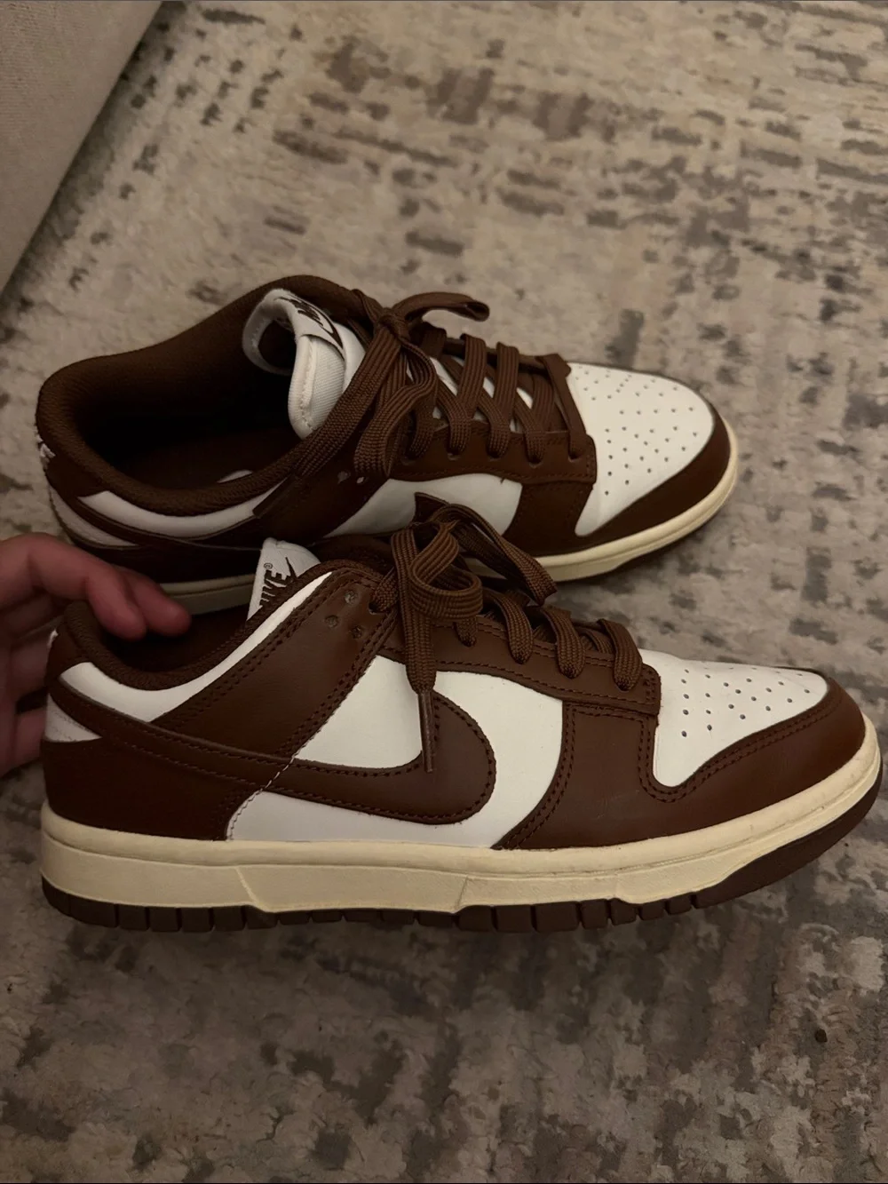 Nike Men’s Low-Top Sneakers - Brown & White